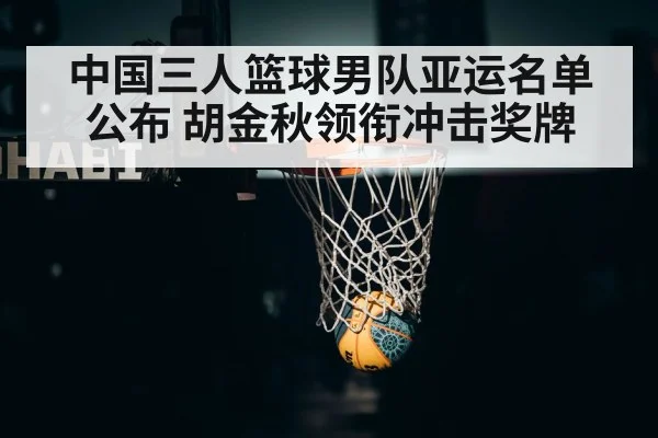 中国三人篮球男队亚运名单公布 胡金秋领衔冲击奖牌 - ayx